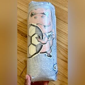 Dinosaur Soccer Plush Blanket